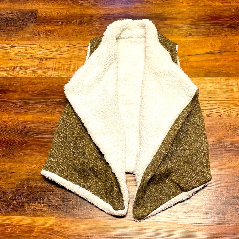 Brown Furry Vest